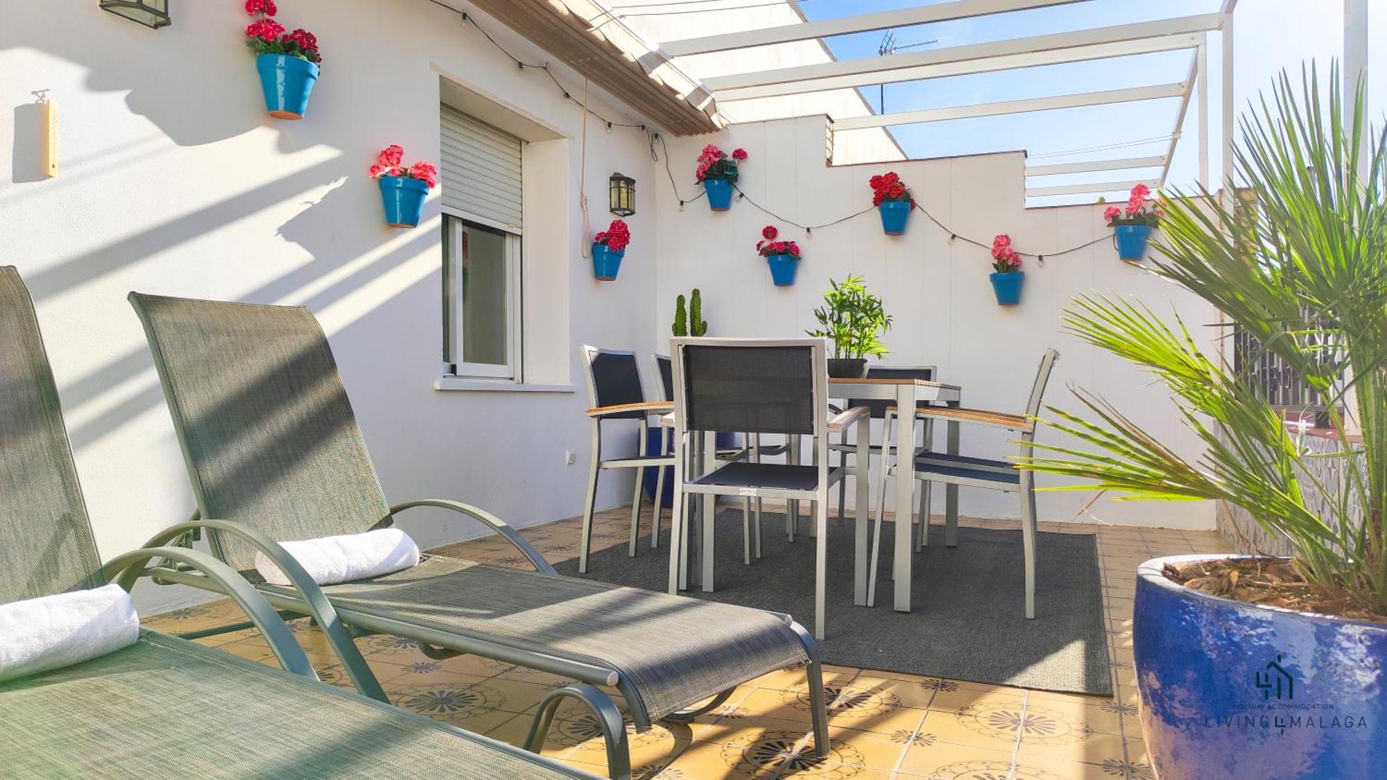 شقة Living4Malaga Sun&Terrace Penthouse المظهر الخارجي الصورة